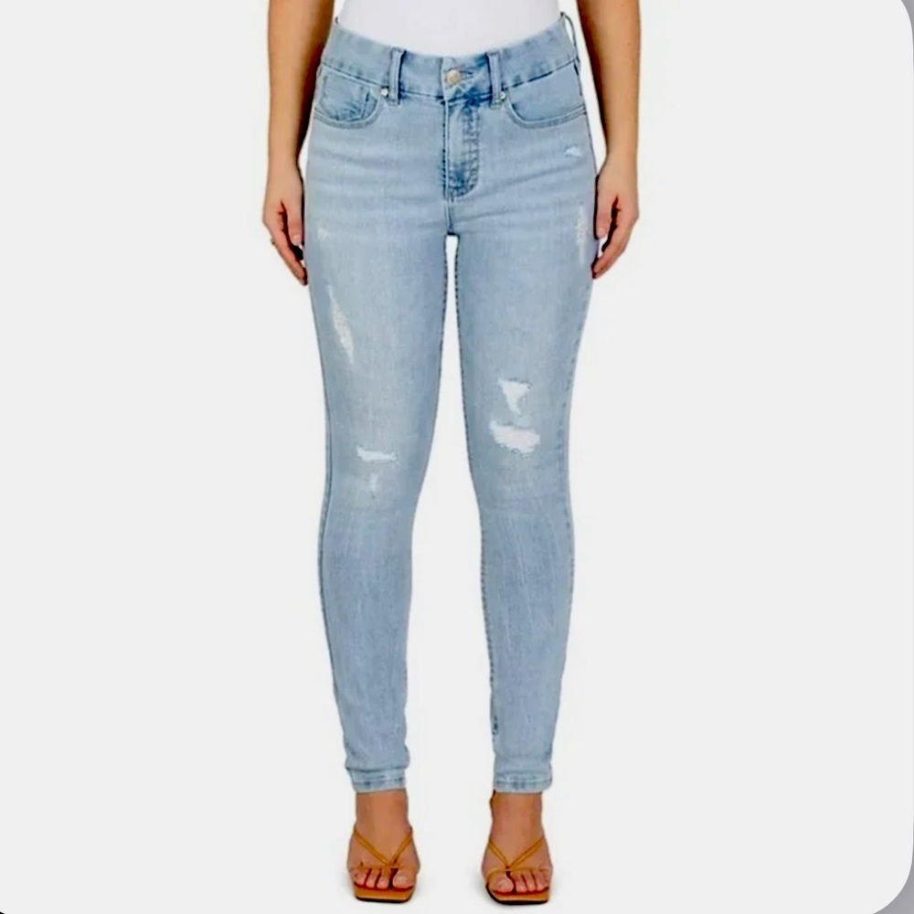Seven7 Women's Tummy-less High Rise Skinny Jeans